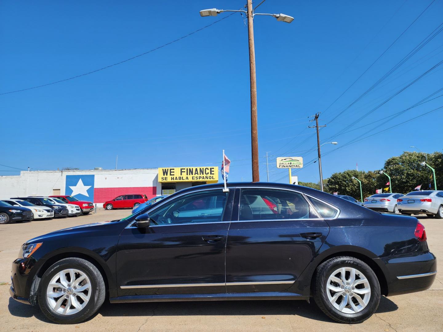 2017 BLACK /BLACK Volkswagen Passat S (1VWAT7A36HC) with an L4 engine, 6A transmission, located at 2660 S.Garland Avenue, Garland, TX, 75041, (469) 298-3118, 32.885387, -96.656776 - Welcome to DallasAutos4Less, one of the Premier BUY HERE PAY HERE Dealers in the North Dallas Area. We specialize in financing to people with NO CREDIT or BAD CREDIT. We need proof of income, proof of residence, and a ID. Come buy your new car from us today!! This is a very well cared for 2017 VW - Photo#6